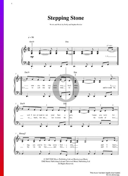 Stepping Stone Sheet Music