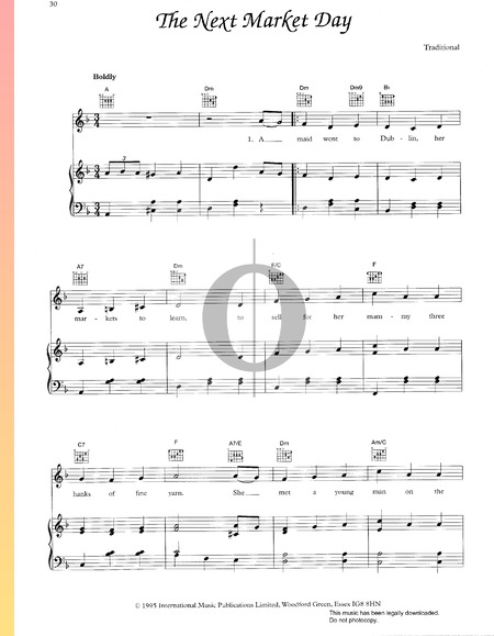 The Next Market Day Sheet Music