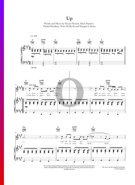 Up Musik-Noten
