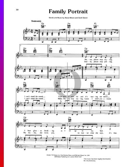 Family Portrait Musik-Noten