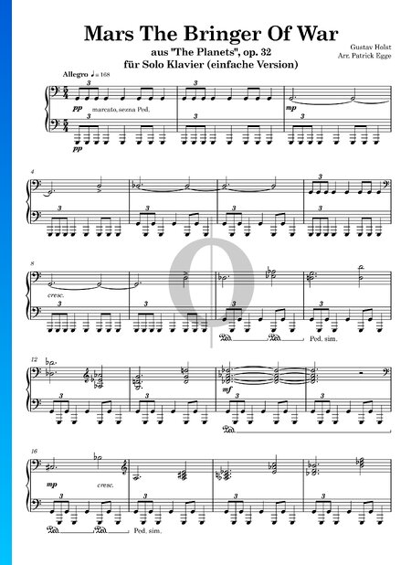 The Planets, Op. 32: 1. Mars, The Bringer Of War