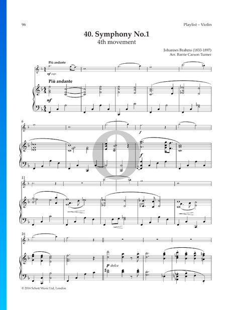 Symphonie No. 1 en Do mineur, Op. 68: 4. Adagio, Finale