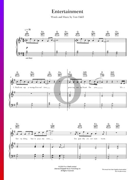 Entertainment Musik-Noten