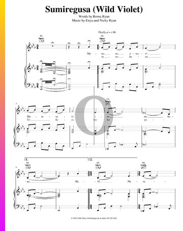 Sumiregusa (Wild Violet) Sheet Music
