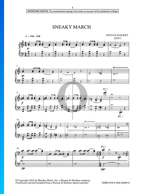 Sneaky March Musik-Noten