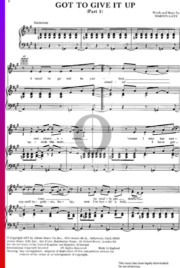 Got to Give it Up Sheet Music