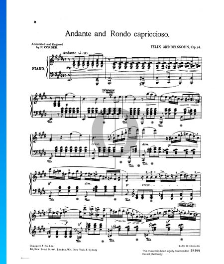 Andante et Rondo capriccioso, Op. 14