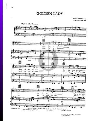 Golden Lady Sheet Music