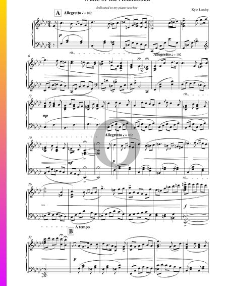 Waltz of the Abandoned Sheet Music