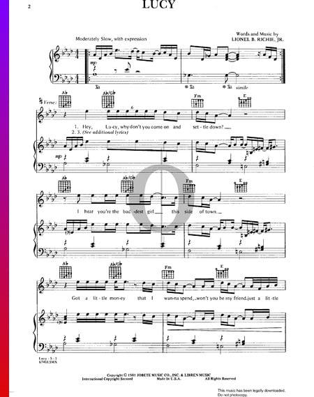 Lucy Musik-Noten