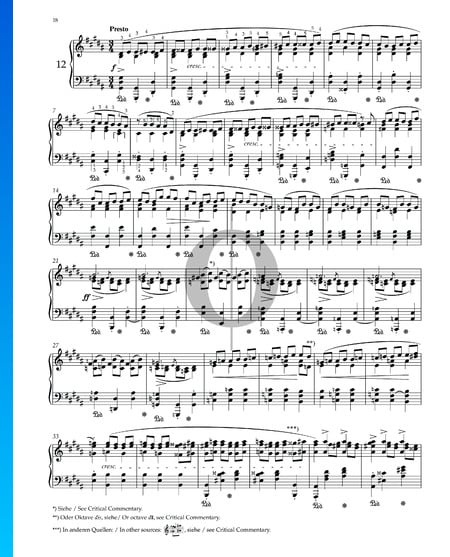 Prélude en Sol dièse mineur, Op. 28 No. 12