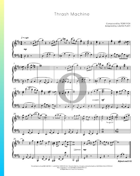 Thrash Machine Sheet Music