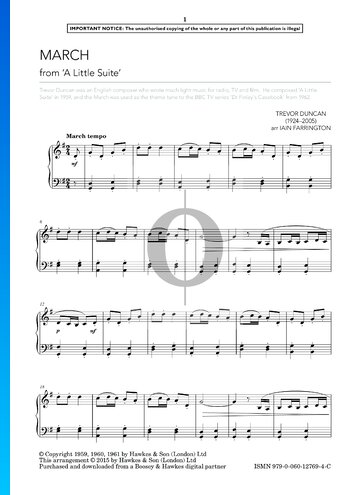 A Little Suite: March Musik-Noten