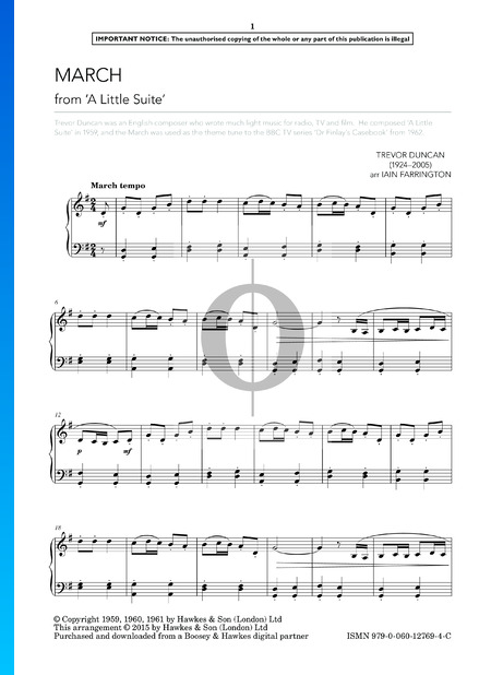 A Little Suite: March Partition