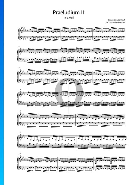Prelude 2 C Minor, BWV 847