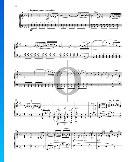 Grande Sonate in B-Dur, Op. 22 Nr. 11: 2. Adagio con molto espressione
