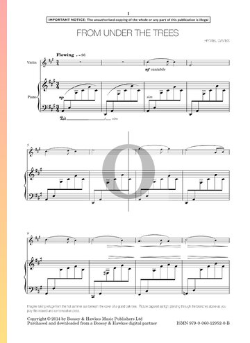 From Under The Trees Sheet Music