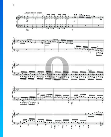 Sonate Appassionata, Op. 57: 3. Allegro ma non troppo Musik-Noten