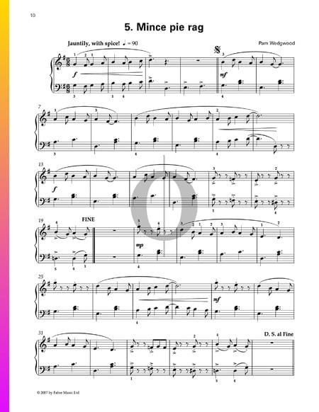 Mince Pie Rag Musik-Noten