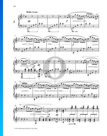 Humoresque in G Minor, Op. 31 No. 2 Sheet Music