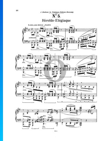 Ungarische Rhapsodie Nr. 5, S.244/5 Musik-Noten