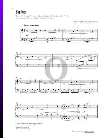 Skyliner Sheet Music