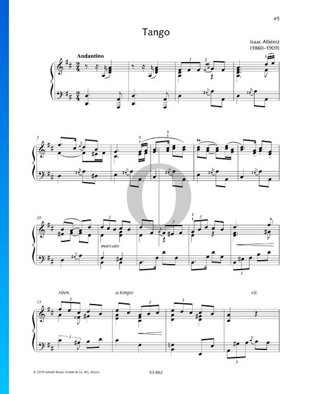 Tango in D, Op. 165 No. 2