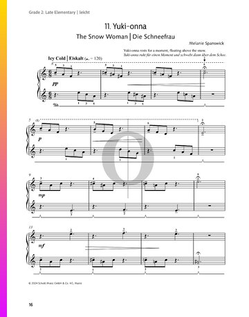 Yuki-onna (The Snow Woman) Sheet Music