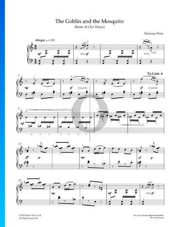 The Goblin and the Mosquito (from At Our House) Sheet Music
