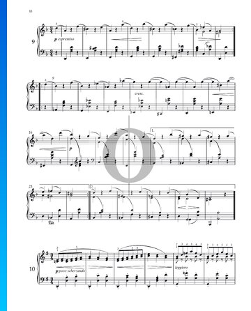 Partition Valse, Op. 39 No. 10