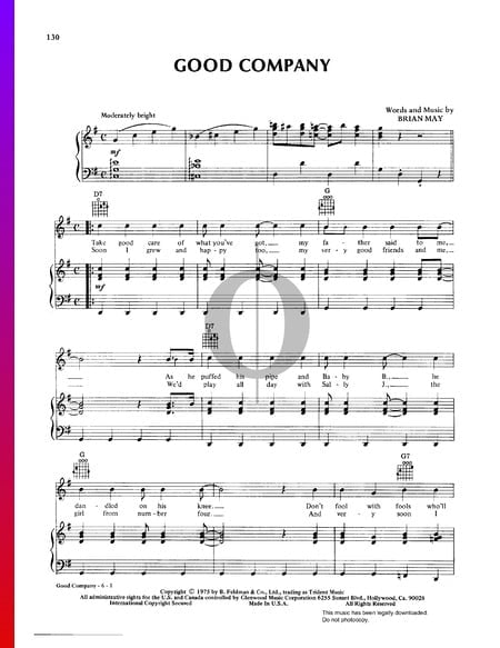 Good Company Partitura