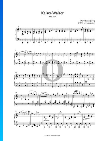 Kaiserwalzer, Op. 437 Musik-Noten