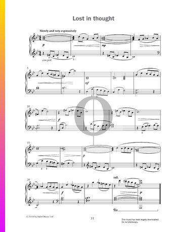 Lost In Thought Sheet Music