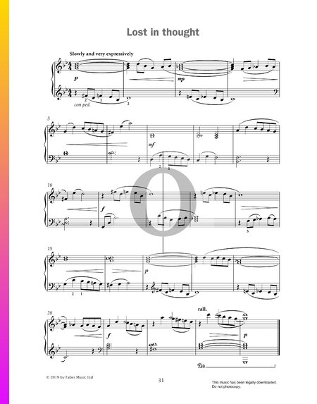 Lost In Thought Sheet Music