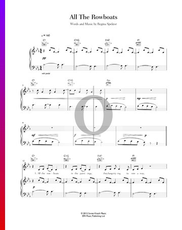 All The Rowboats Sheet Music