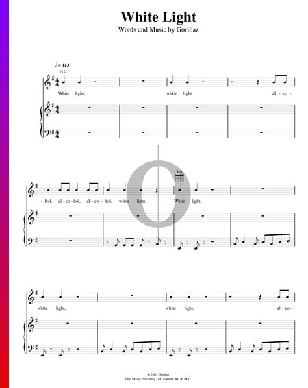 White Light Musik-Noten