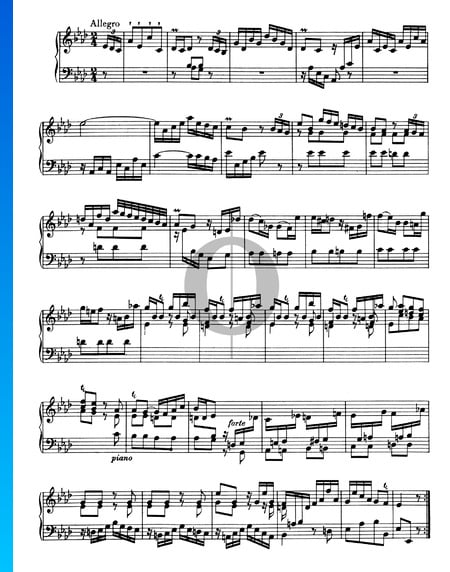 Sonata No. 2, Wq 49: 3. Allegro Sheet Music