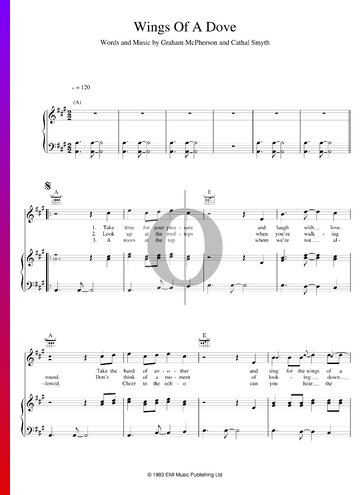 Wings Of A Dove Sheet Music