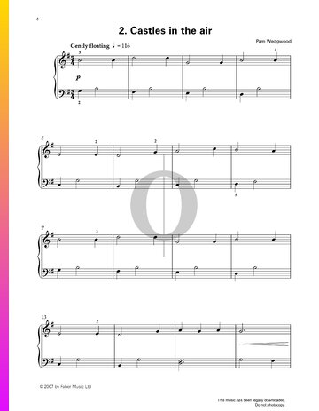 Castles In The Air Partitura