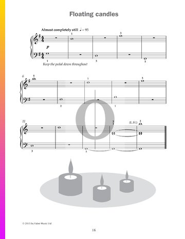 Floating candles Partitura