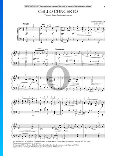 Cello Concerto in E Minor, Op. 85: 1. Adagio (Theme)