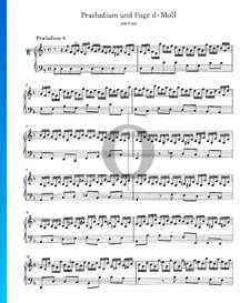 Prelude 6 D Minor, BWV 851