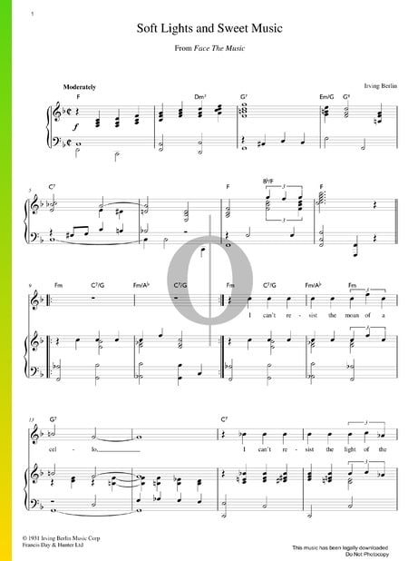 Soft Lights And Sweet Music Musik-Noten