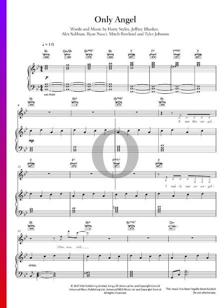 Only Angel Sheet Music