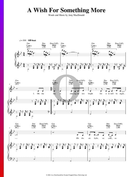 A Wish For Something More Musik-Noten