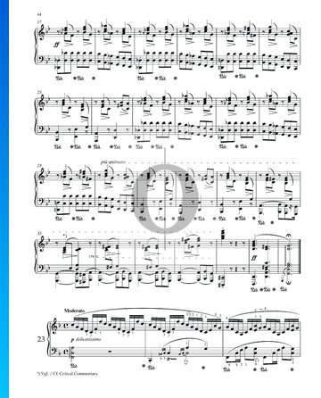 Prélude F-Dur, Op. 28 Nr. 23 Musik-Noten
