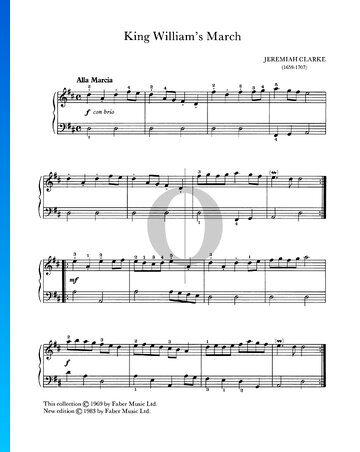 King William's March Sheet Music
