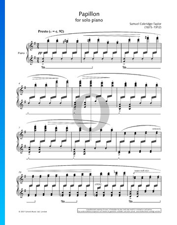 Papillon bladmuziek