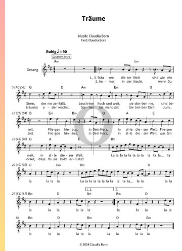 Träume Sheet Music