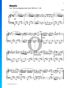 Musette D Major, BWV Anh. 126